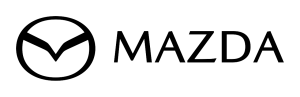 Flat Mazda brand symbol and wordmark introduced in 2025