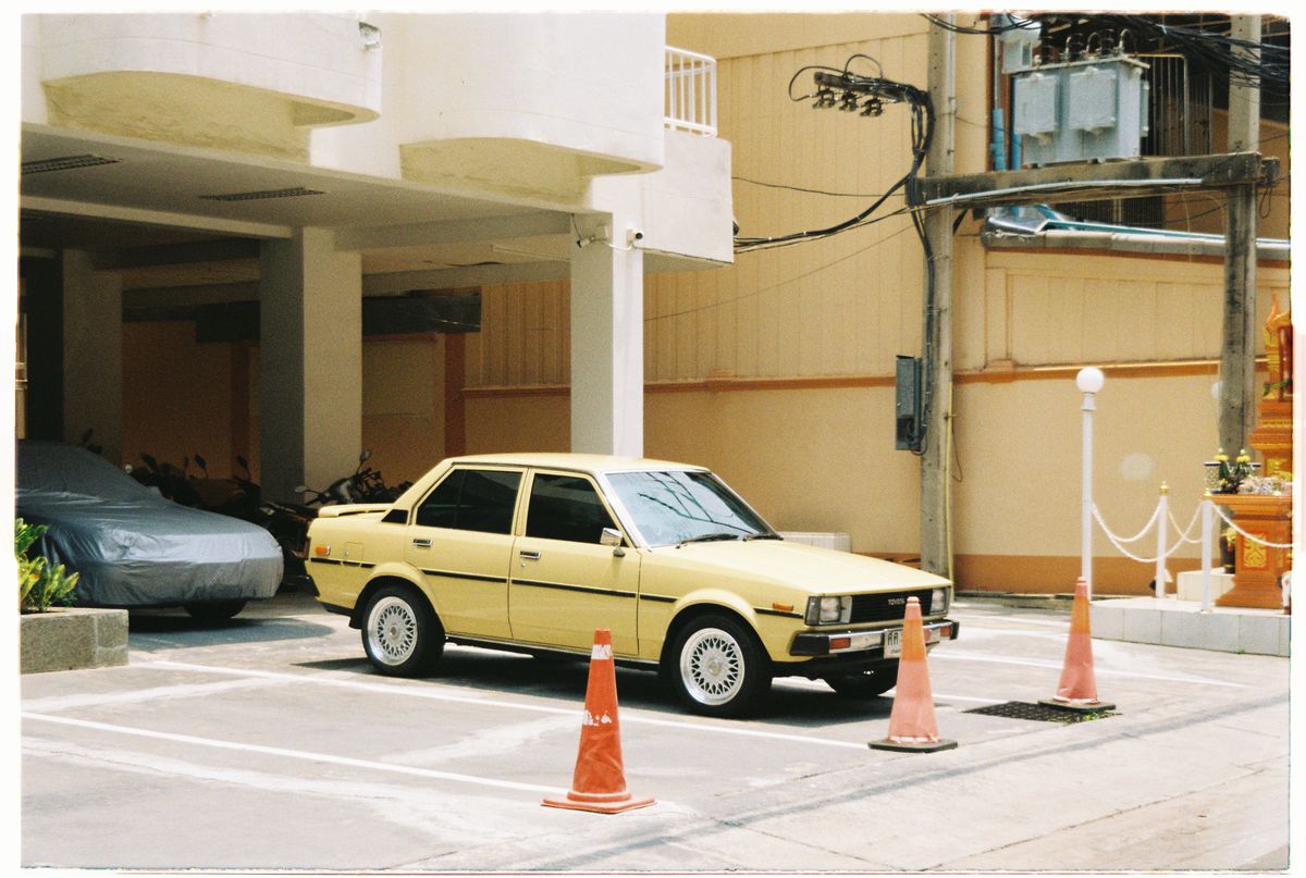 Classic Toyota Corolla from the late 1970s